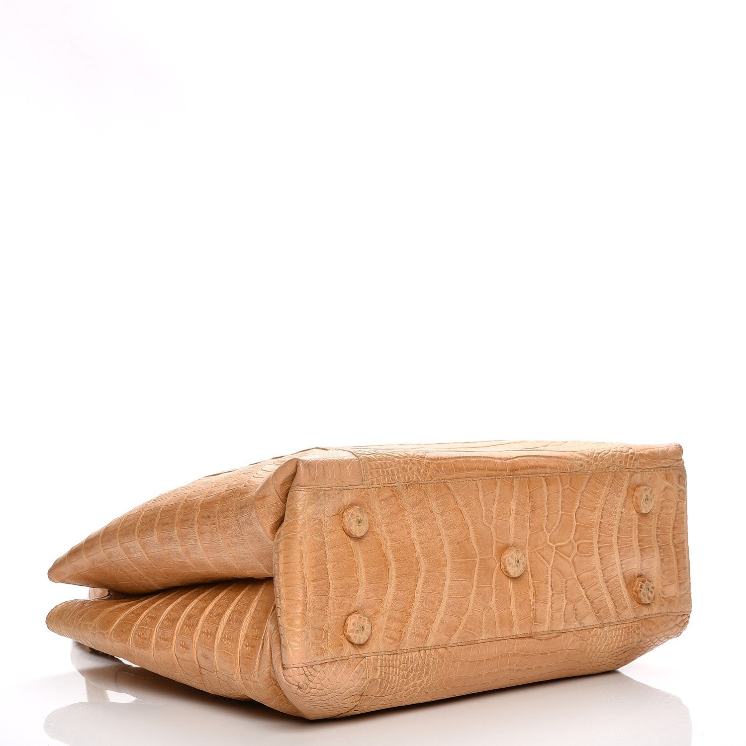 Nancy Gonzalez Crocodile Tote Beige 4 of 11