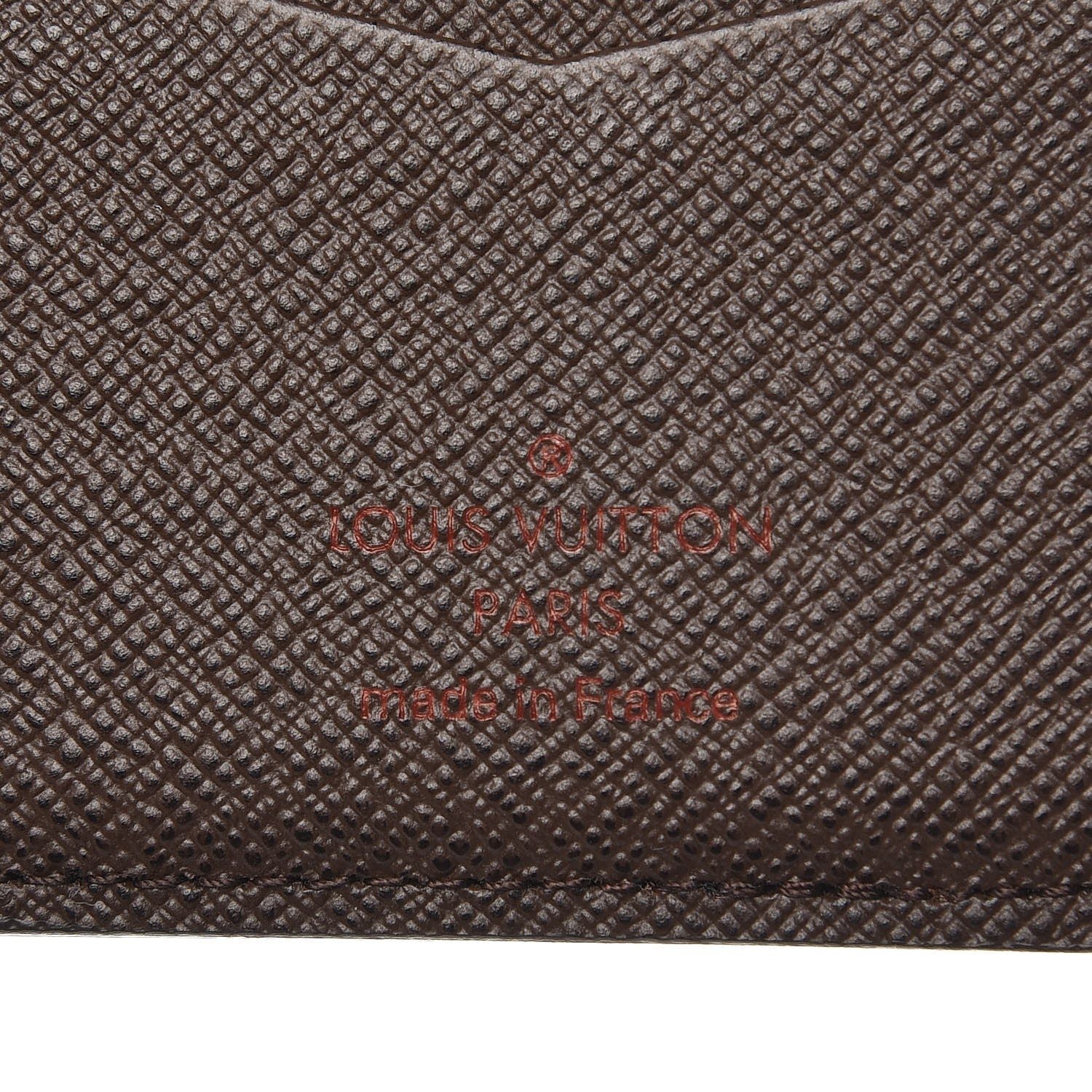 Louis Vuitton Damier Ebene Pocket Organizer NM 6 of 8