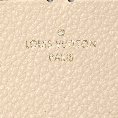 Louis Vuitton Calfskin Felicie Chain Wallet Card Holder Insert Tourterelle 6 of 6