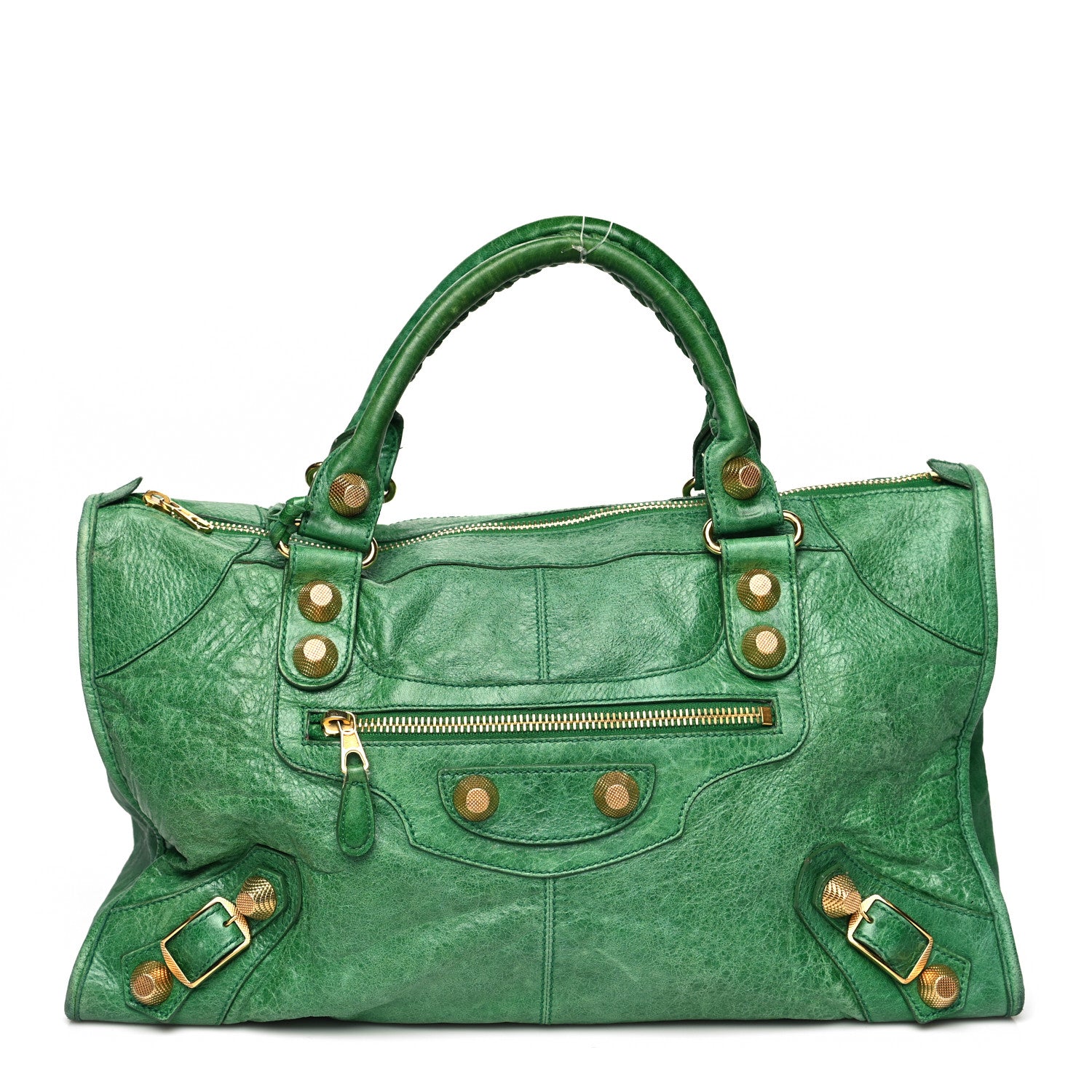 Balenciaga Agneau Giant 21 Gold Hardware Work Vert Gazon 3 of 17
