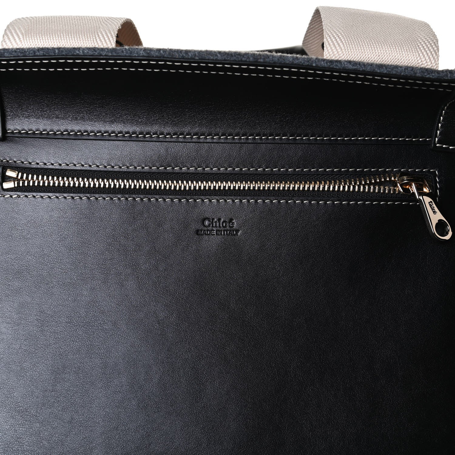 Chloe Felt Large Woody Ribbon Tote Cashmere Grey 6 of 12