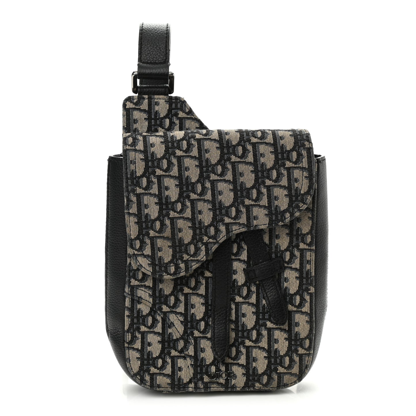 Oblique Saddle Pouch Blue