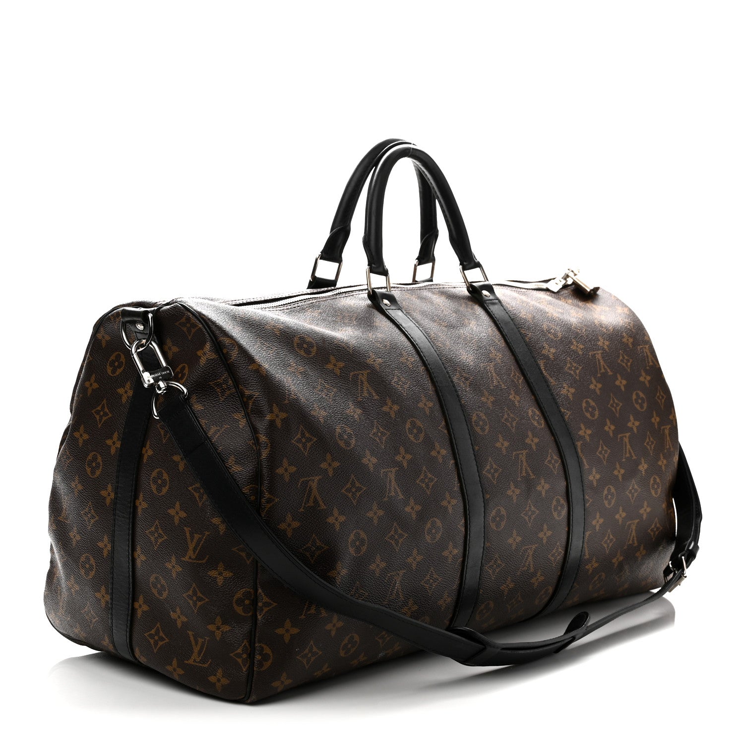 Louis Vuitton Monogram Macassar Keepall Bandouliere 55 2 of 10
