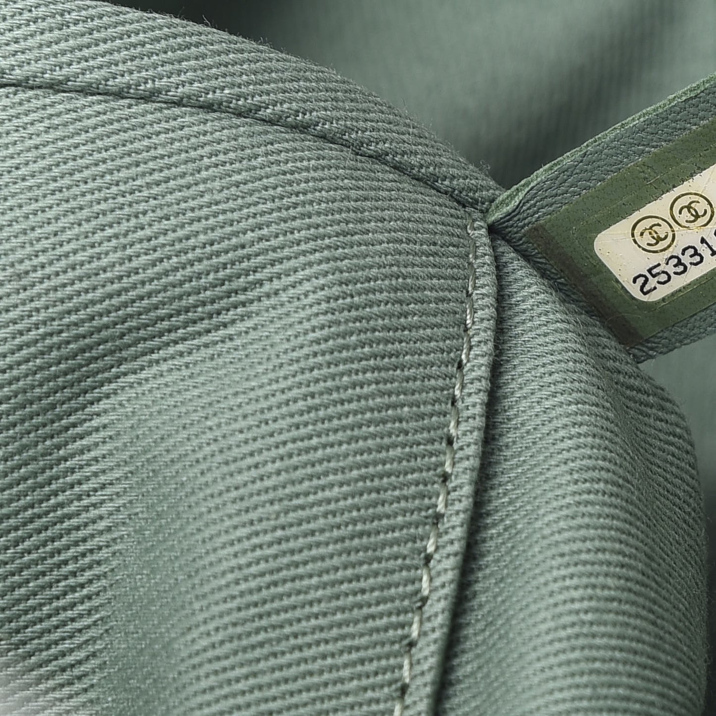 Canvas Small Deauville Tote Green
