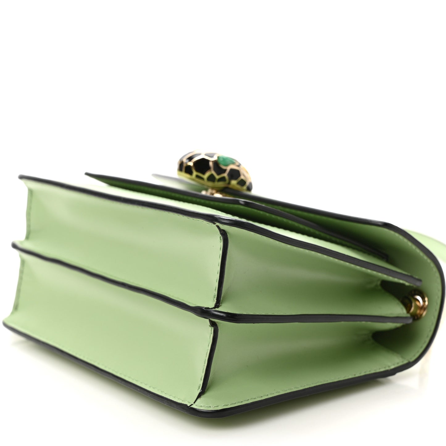 Calfskin Serpenti Forever Small Crossbody Bag Green