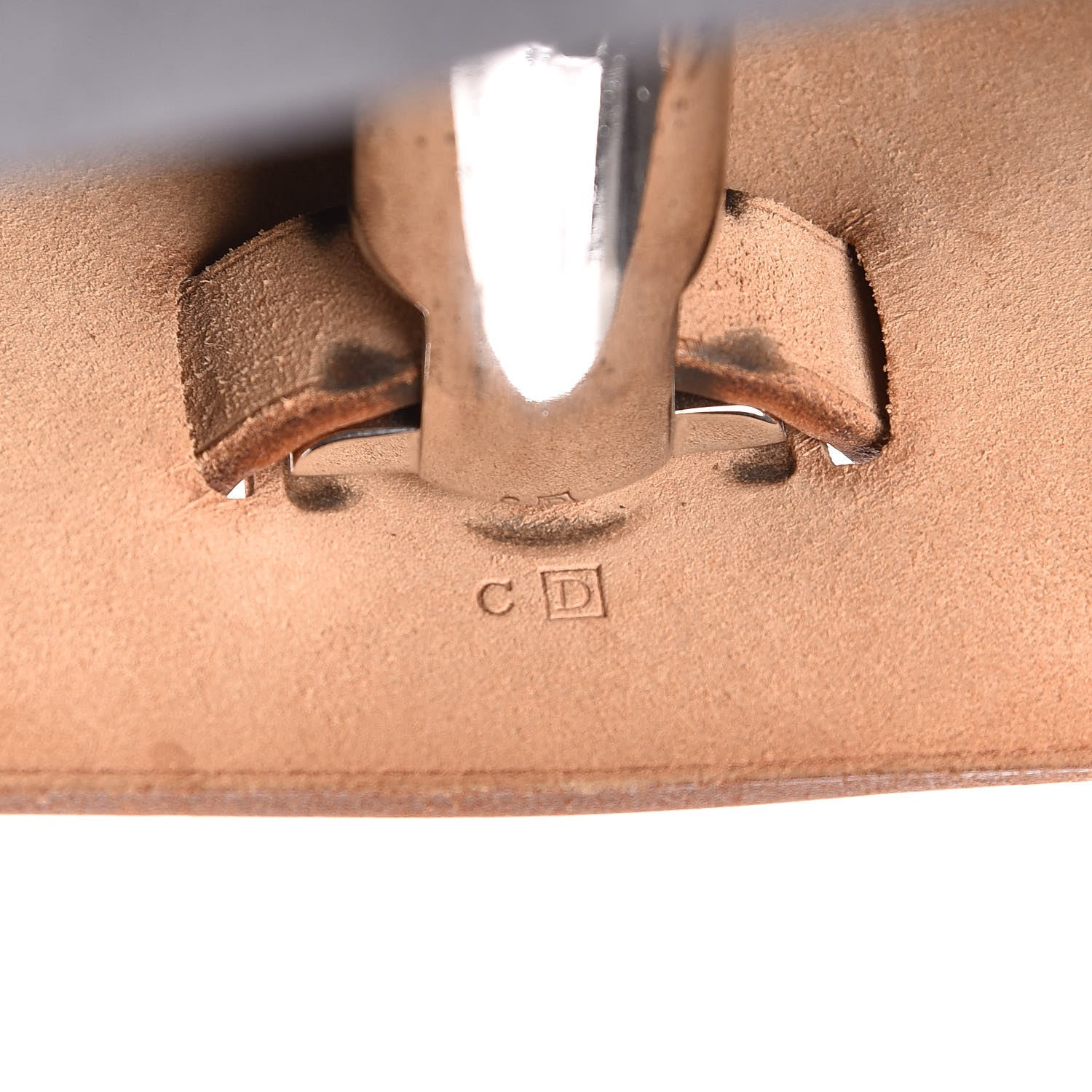 Hermes Toile Vache Calfskin Herbag 30 PM Black Natural 8 of 16