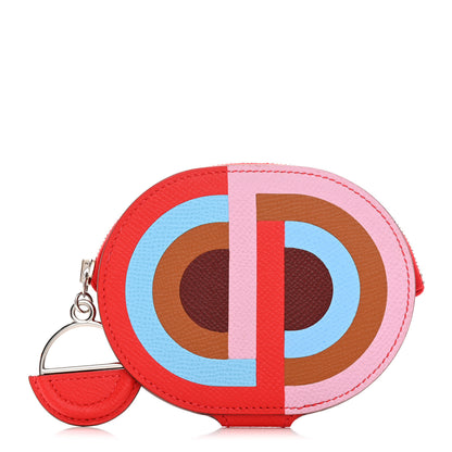 Hermes Epsom In-The-Loop-To-Go Pochette Multicolore Rouge de Coeur 1 of 9
