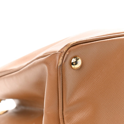 Prada Saffiano Lux Large Tote Caramel 9 of 20