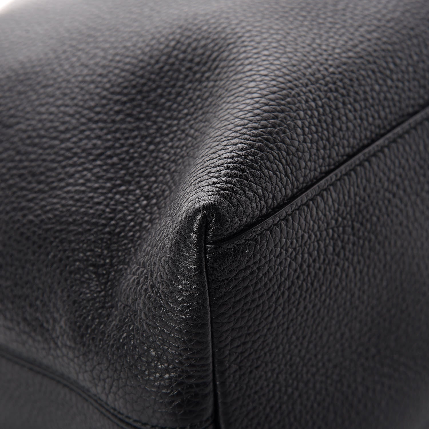 Gucci Pebbled Calfskin Medium Soho Chain Shoulder Bag Black 10 of 13