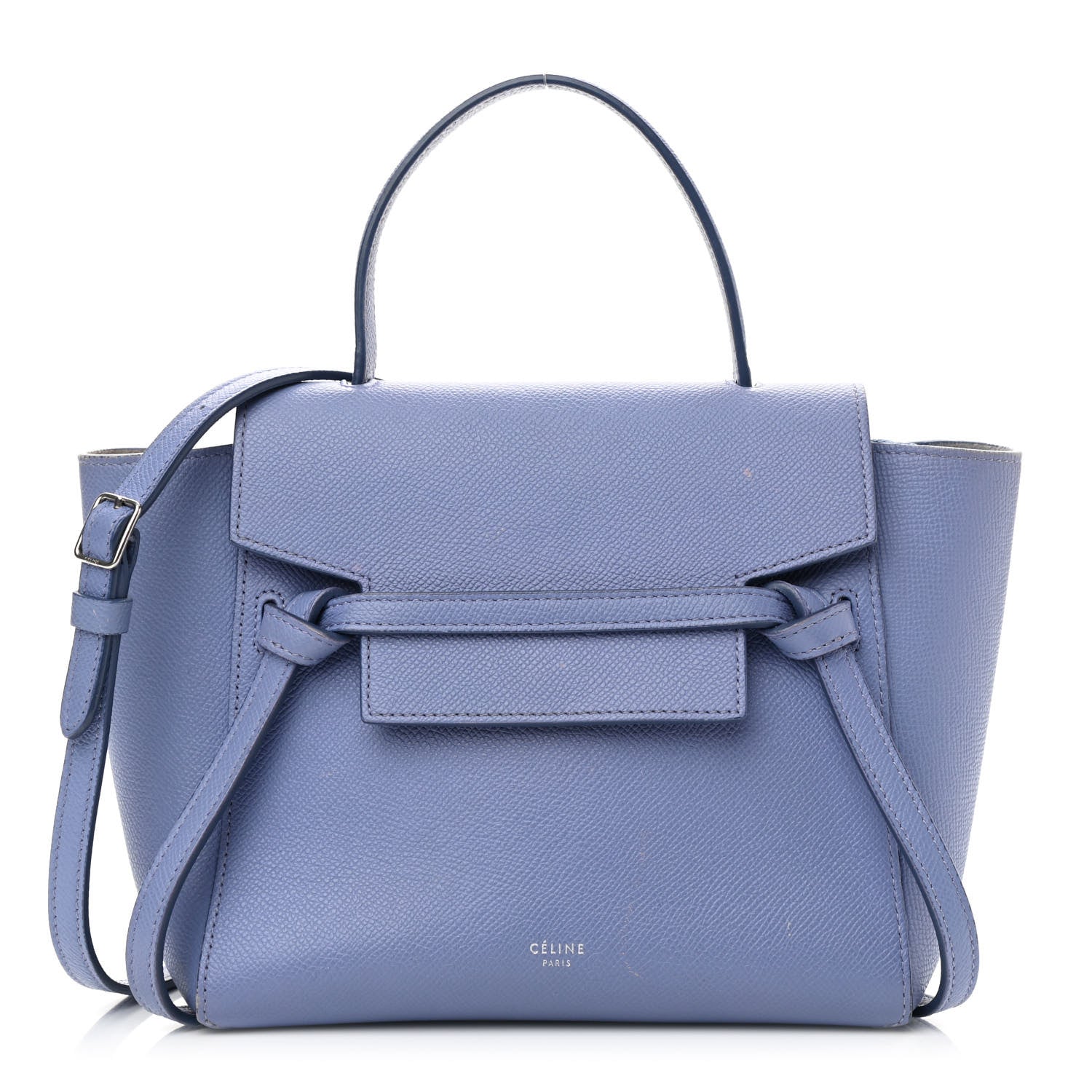 Celine Grained Calfskin Nano Belt Bag Amethyst 1 of 14