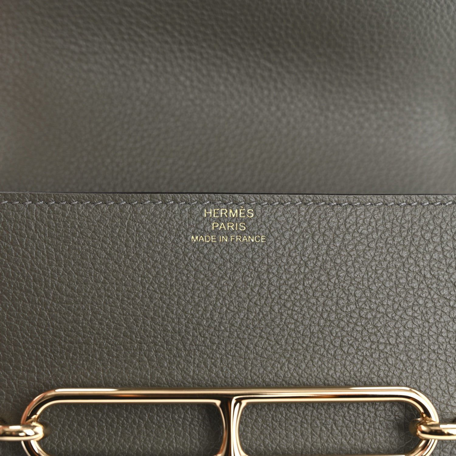 Hermes Evercolor Roulis Slim Wallet Gris Meyer 7 of 10