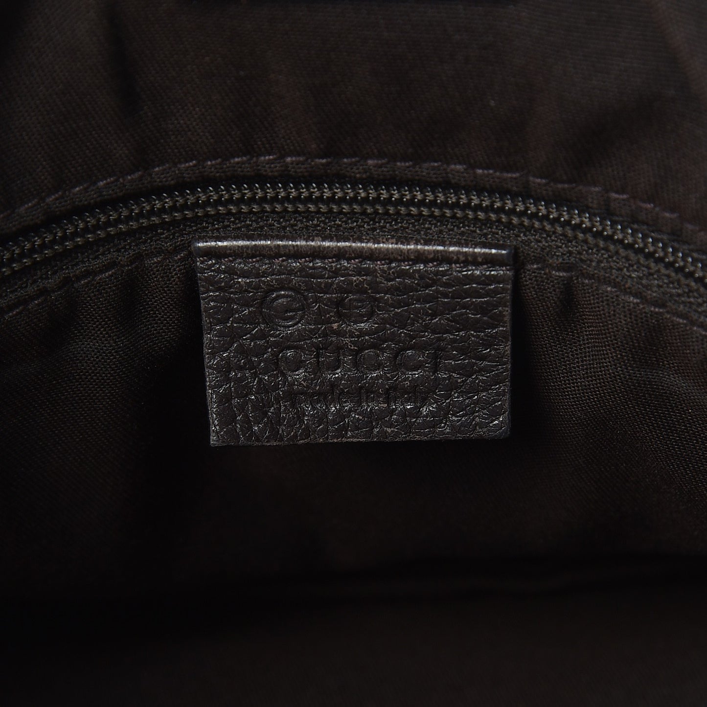 Crystal Monogram Medium Abbey Convertible Tote Dark Brown