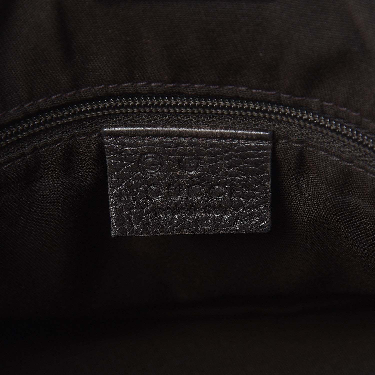 Gucci Crystal Monogram Medium Abbey Convertible Tote Dark Brown 6 of 10