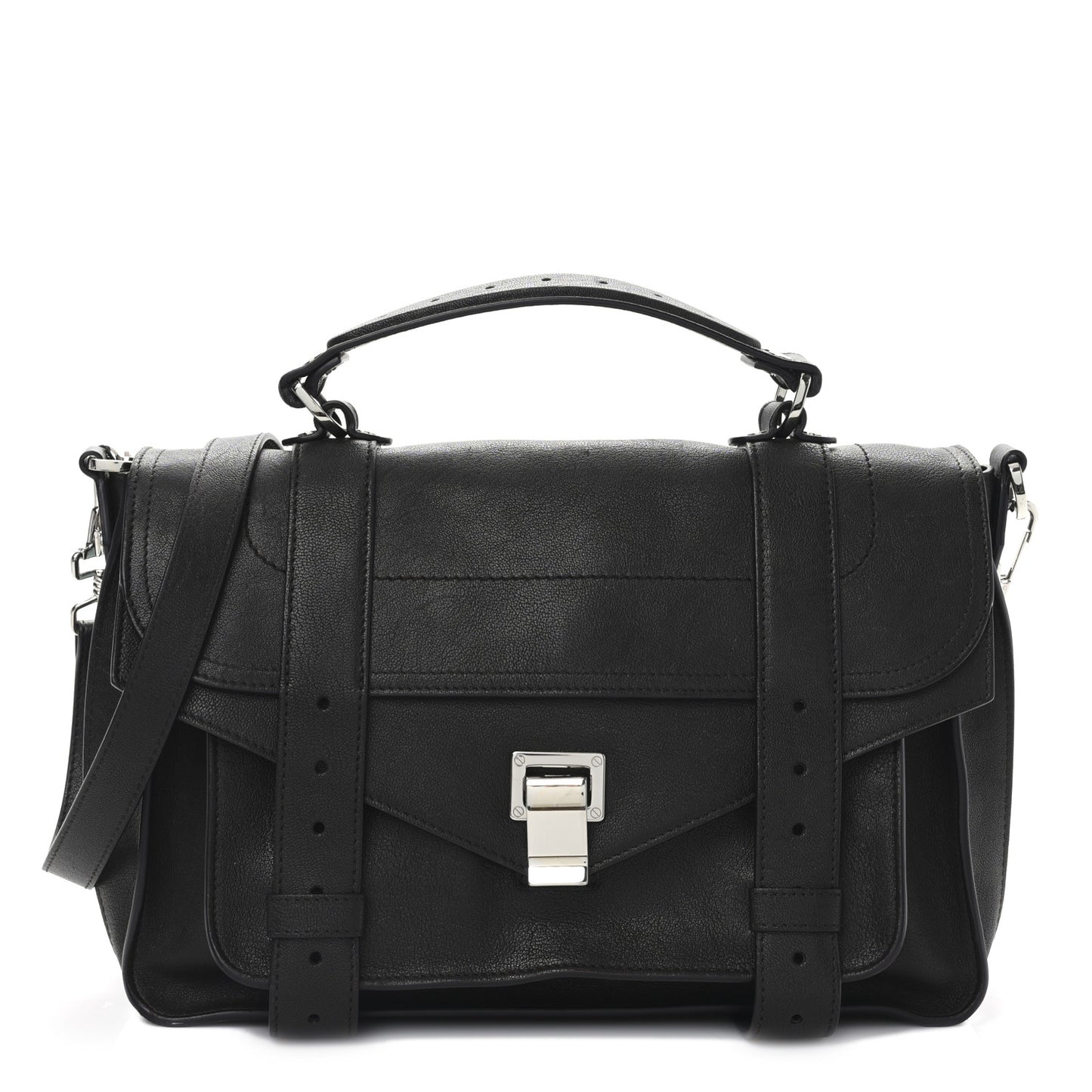 Lambskin Medium PS1 Satchel Expresso Dark Espresso