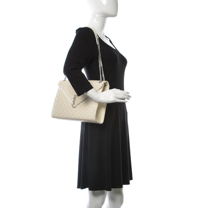 Saint Laurent Grain De Poudre Large Tri-Quilt Monogram Satchel Porcellana 2 of 11
