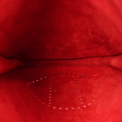 Hermes Taurillon Clemence Evelyne III PM Rouge De Coeur 5 of 10