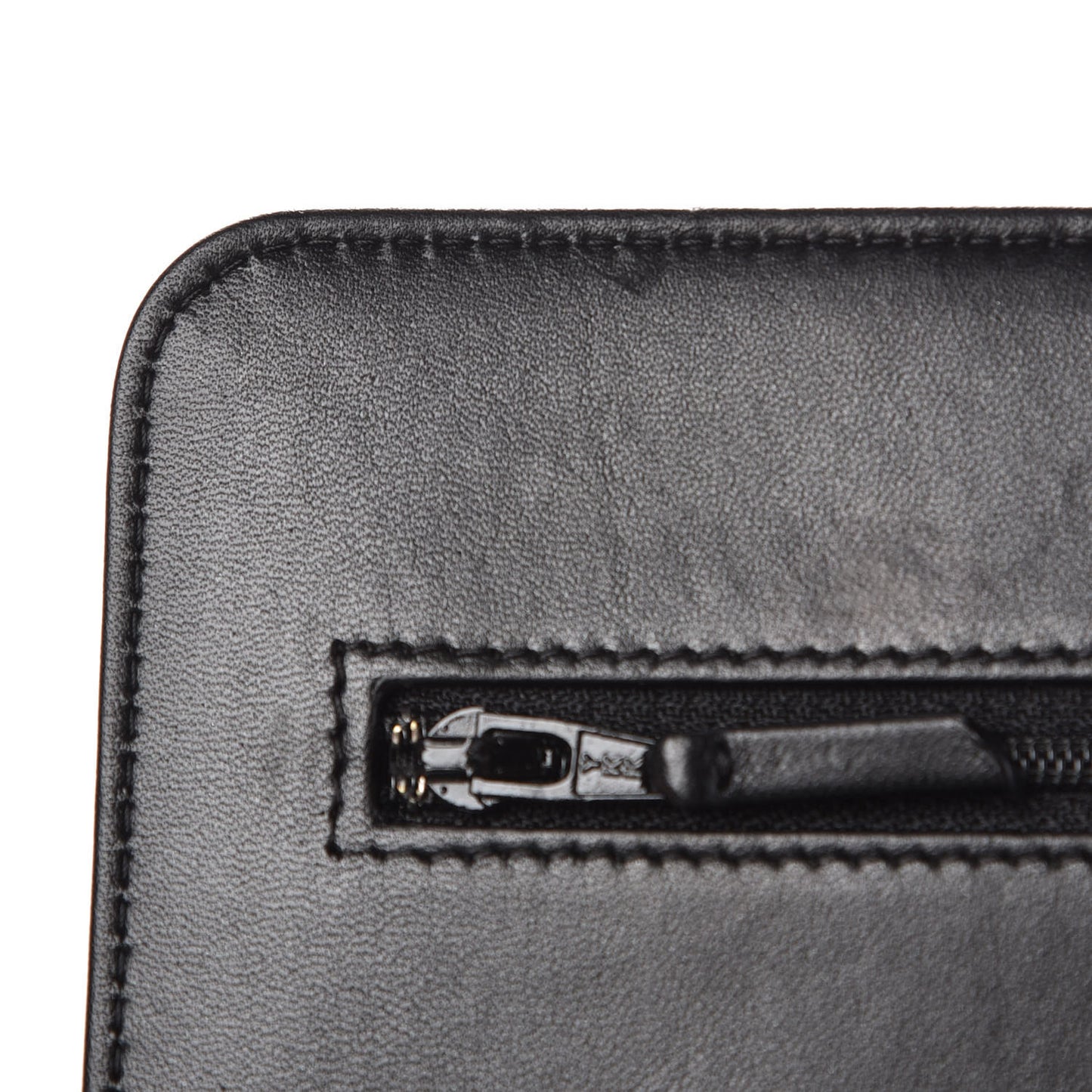 Lambskin Quilted Pearl Wallet On Chain WOC Black