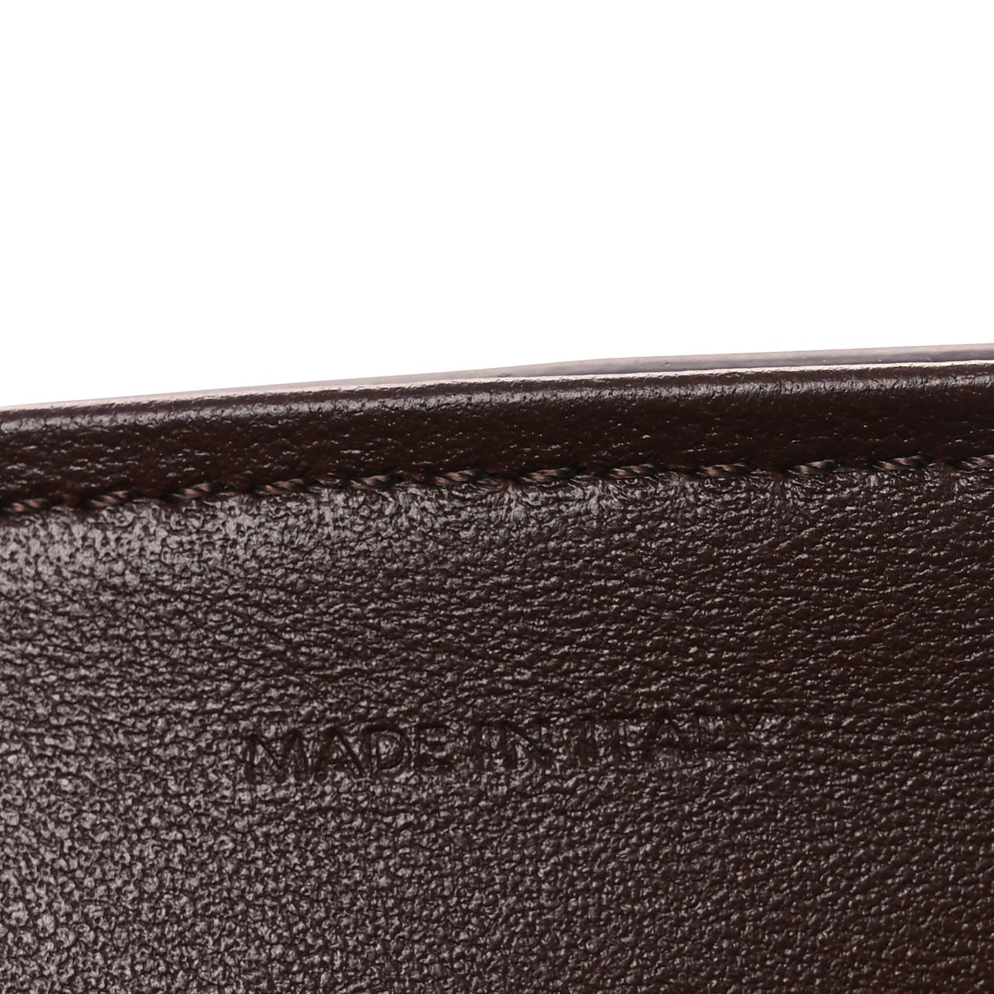 Grained Nubuck Calfskin Medium Nino Chestnut