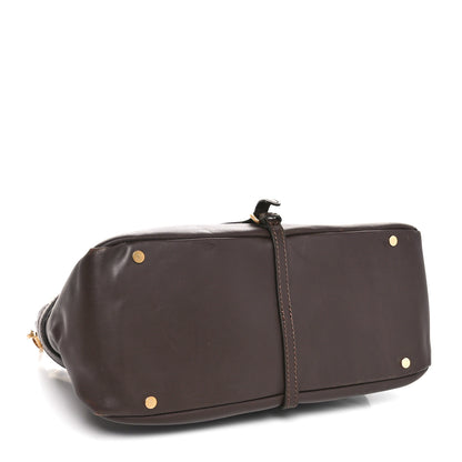 Jimmy Choo Calfskin Tulita Brown 4 of 10