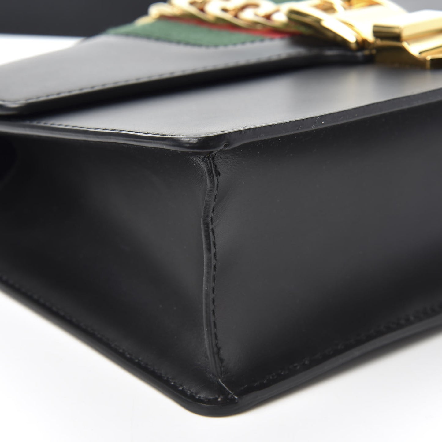Calfskin Small Sylvie Shoulder Bag Black