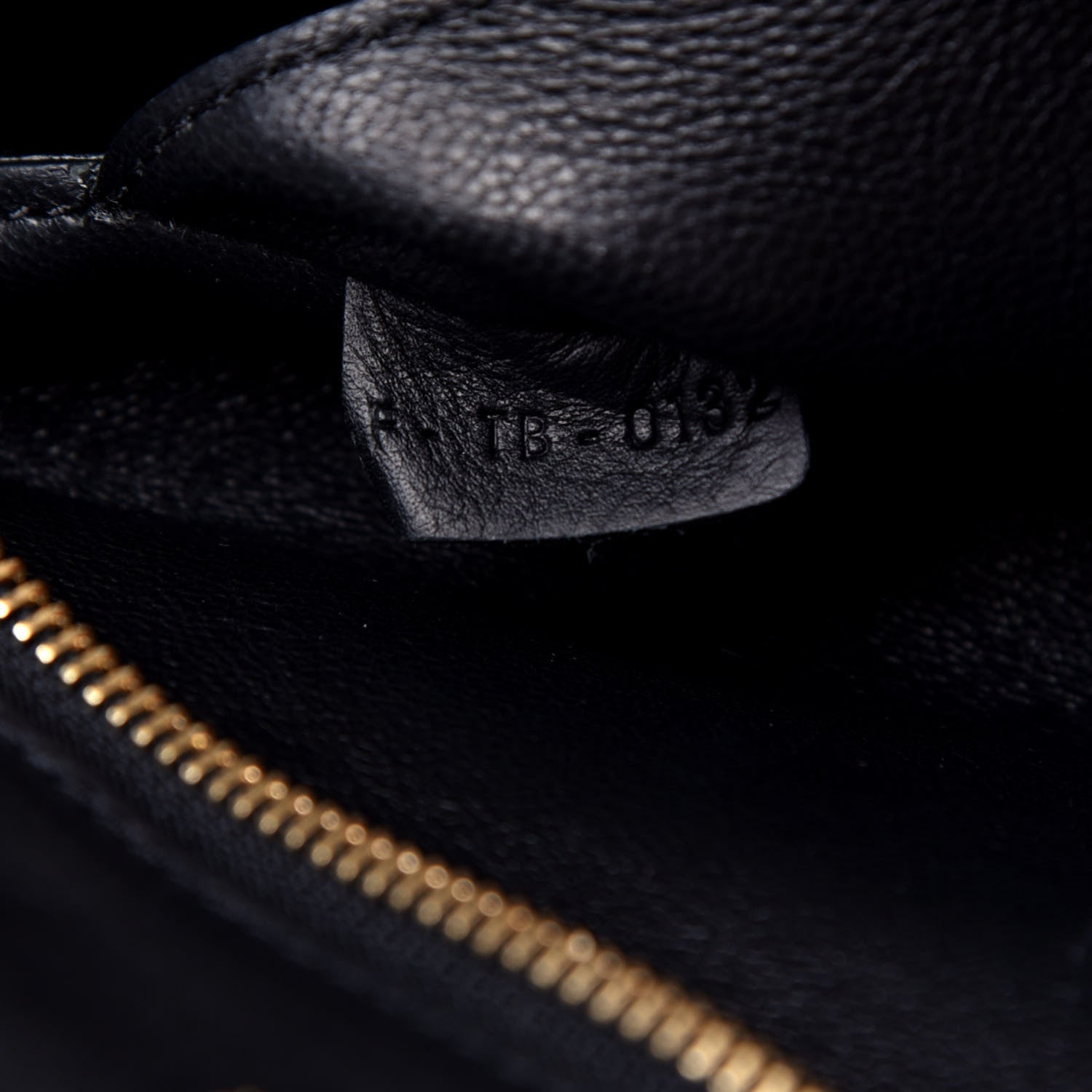 Celine Crocodile Embossed Calfskin Suede Medium Trapeze Black 8 of 10