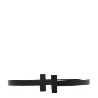 Tiffany Black-Coated Stainless Steel T Square Bracelet 1 of 8