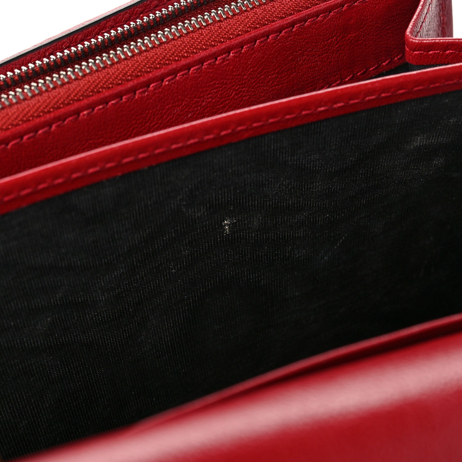 Gucci Tweed GG Monogram Mini Dionysus Chain Wallet White Black Romantic Cherry 10 of 11
