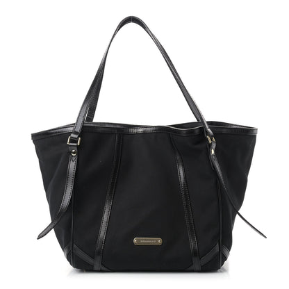 Burberry Canvas Small Canterbury Tote Black 1 of 10