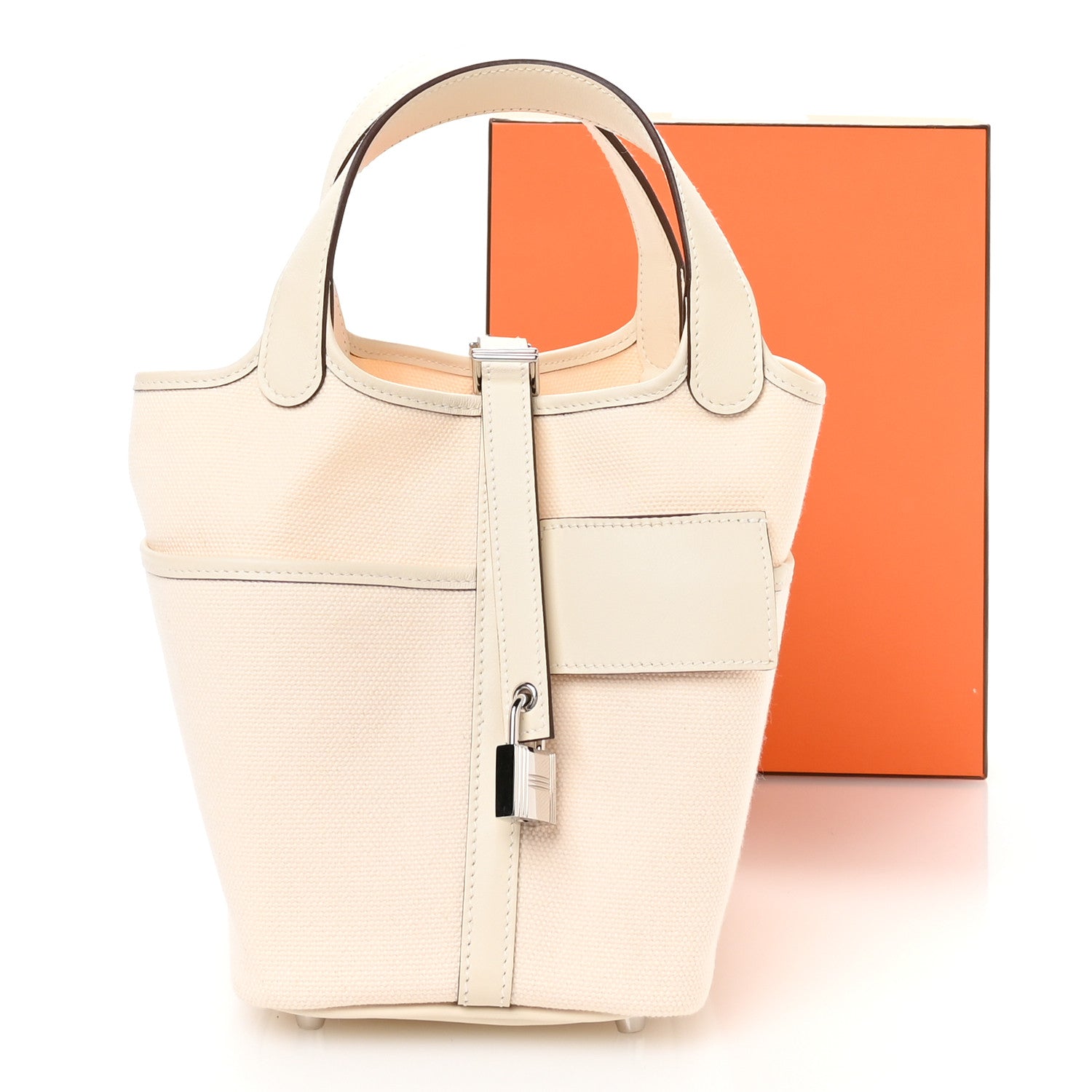 Hermes Toile Goeland Swift Cargo Picotin Lock 18 Nata 13 of 13