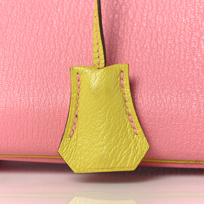 Hermes Chevre Mysore Horseshoe Birkin 30 Rose Confetti Soufre 33 of 47