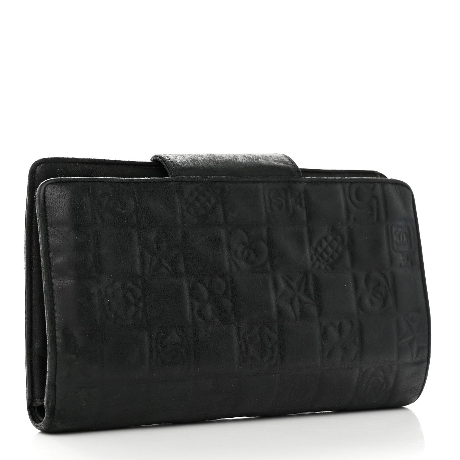 Chanel Calfskin Lucky Symbols French Wallet Black 3 of 11