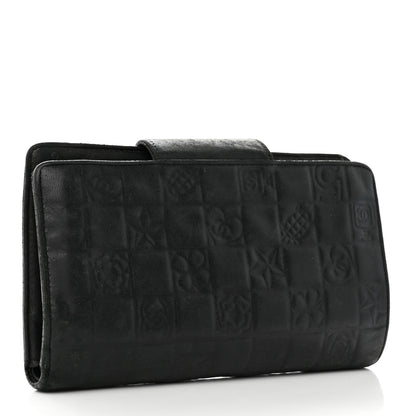 Chanel Calfskin Lucky Symbols French Wallet Black 3 of 11