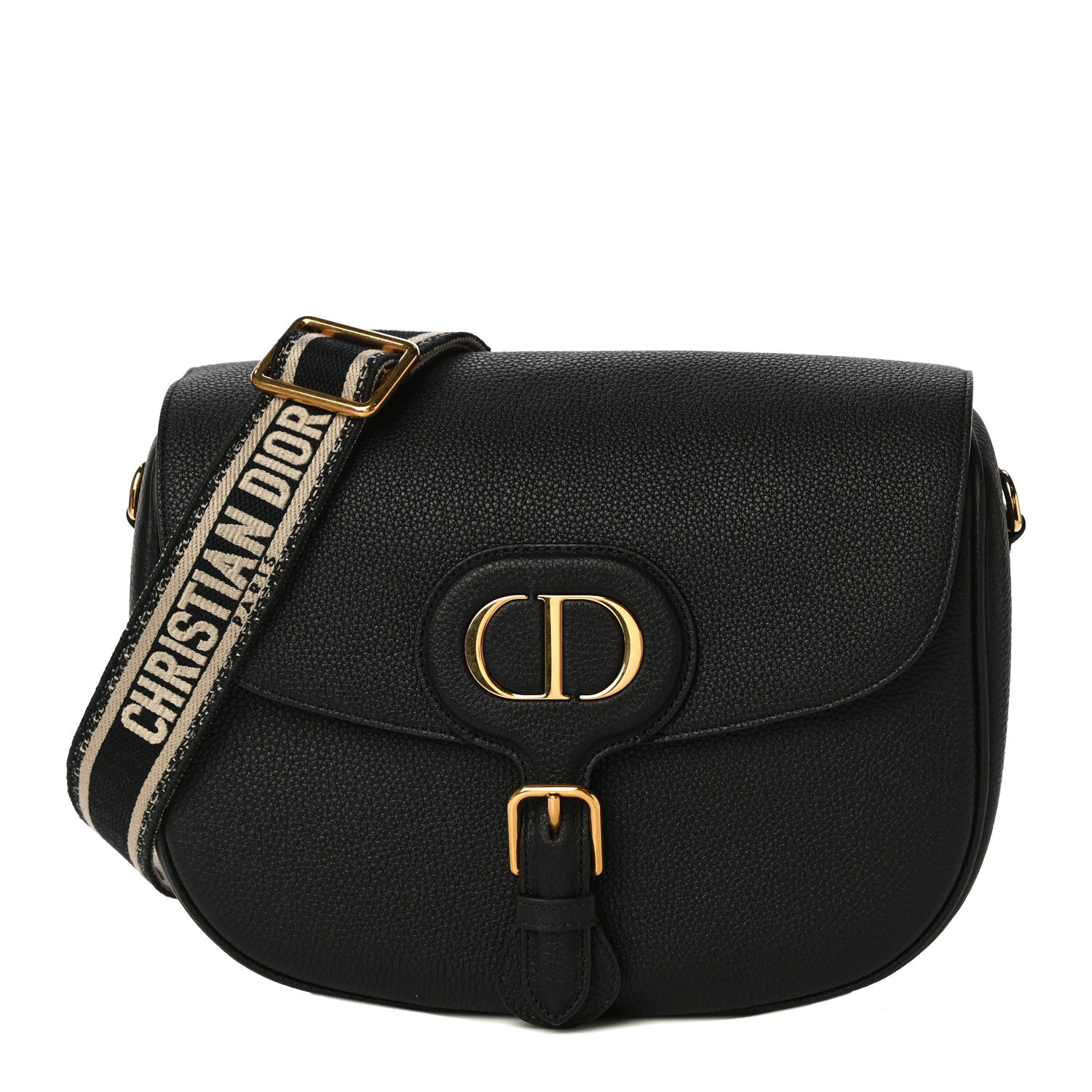 Christian Dior Grained Calfskin Large Bobby Flap Black 1 of 14
