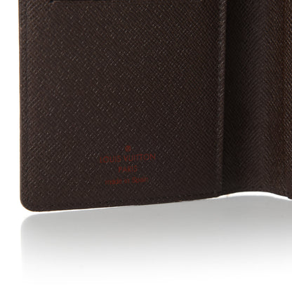Louis Vuitton Damier Ebene Checkbook Cover Wallet 6 of 6