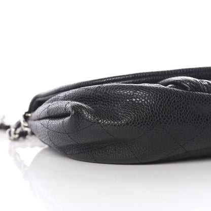 Chanel Caviar Half Moon Wallet On Chain WOC Black 9 of 10