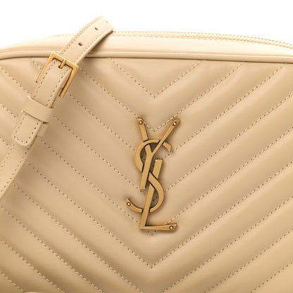 Saint Laurent Calfskin Matelasse Monogram Lou Camera Bag Ivoire Naturel 8 of 10