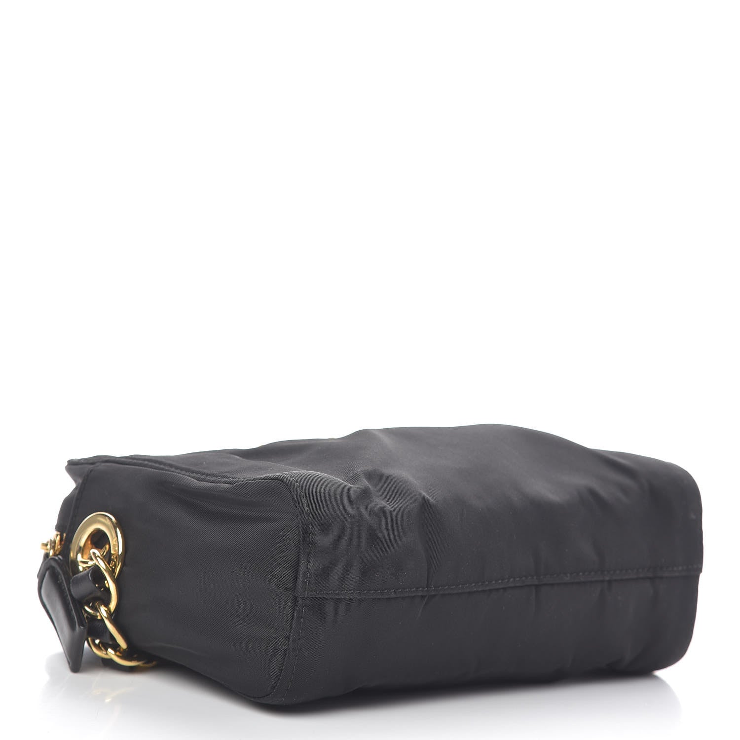 Prada Tessuto Nylon Shoulder Bag Black 4 of 9