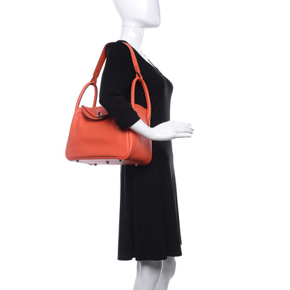 Hermes Evercolor Lindy 30 Orange Poppy 2 of 10