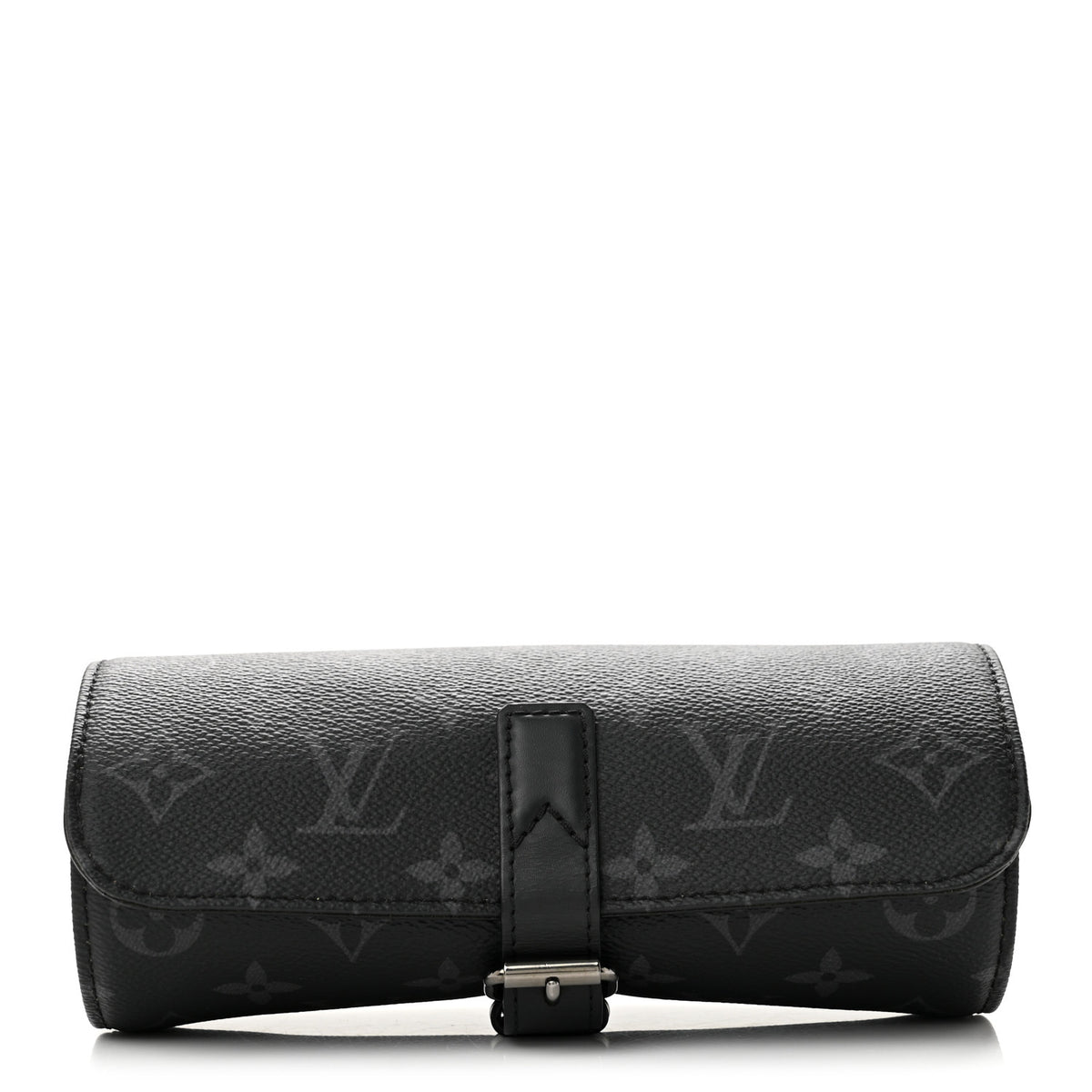 Louis Vuitton Monogram Eclipse 3 Watch Travel Case 1 of 9