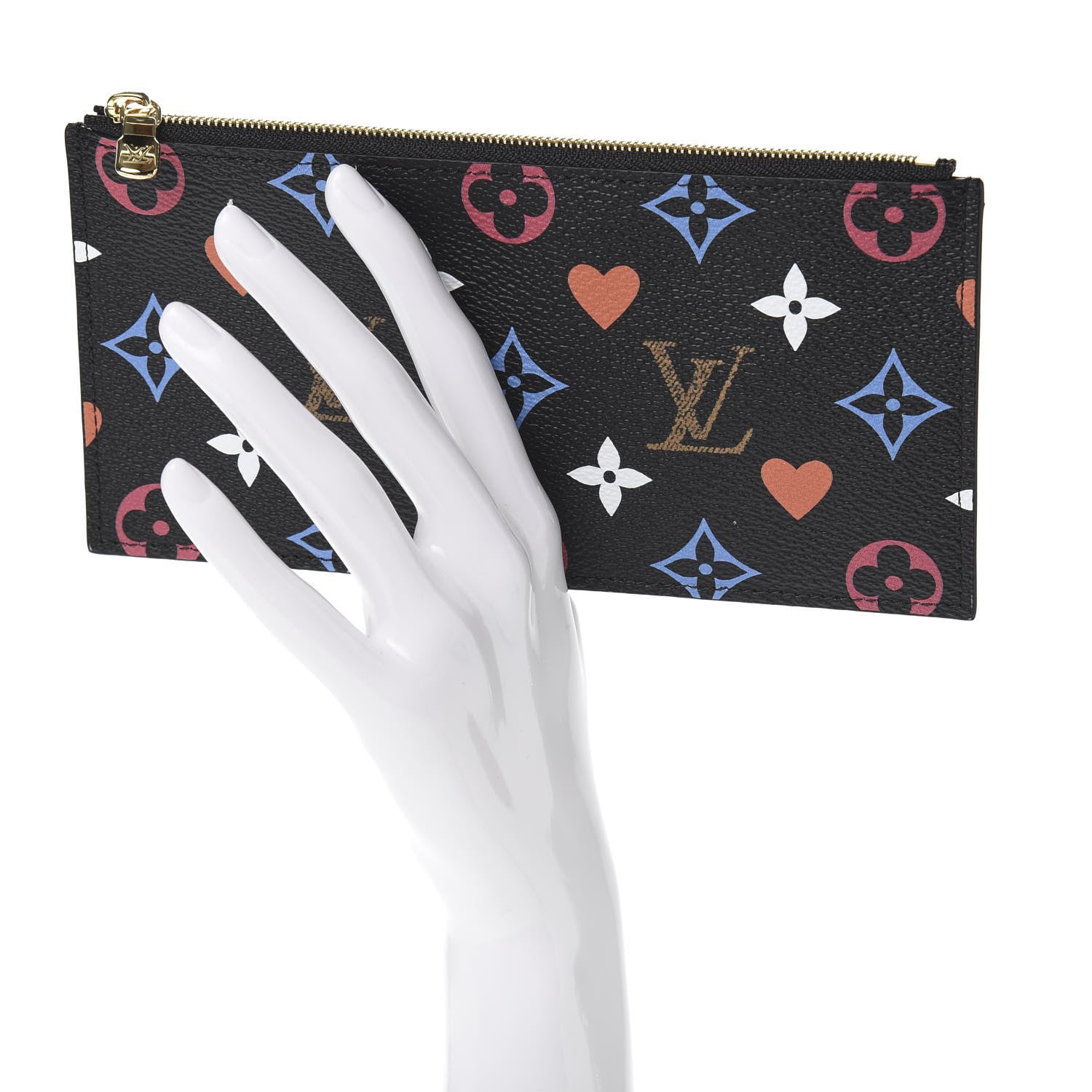 Louis Vuitton Game On Felicie Chain Wallet Zippered Insert Black 2 of 6