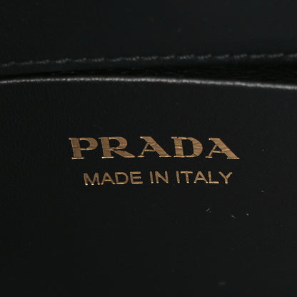 Prada Box Calfskin Shoulder Bag Black 5 of 7