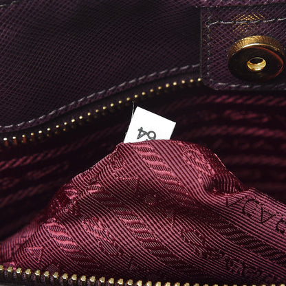 Prada Saffiano Lux Large Tote Granato 6 of 7