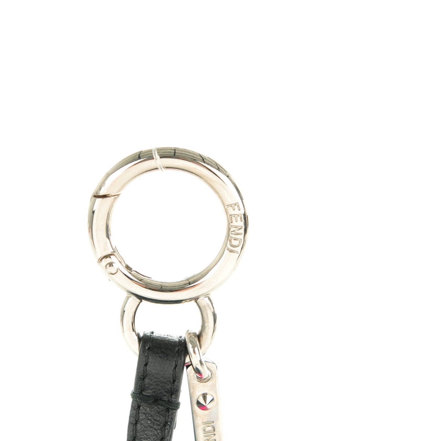 Mink Fox Fur QuTweet Coucou Bag Bug Charm Pink