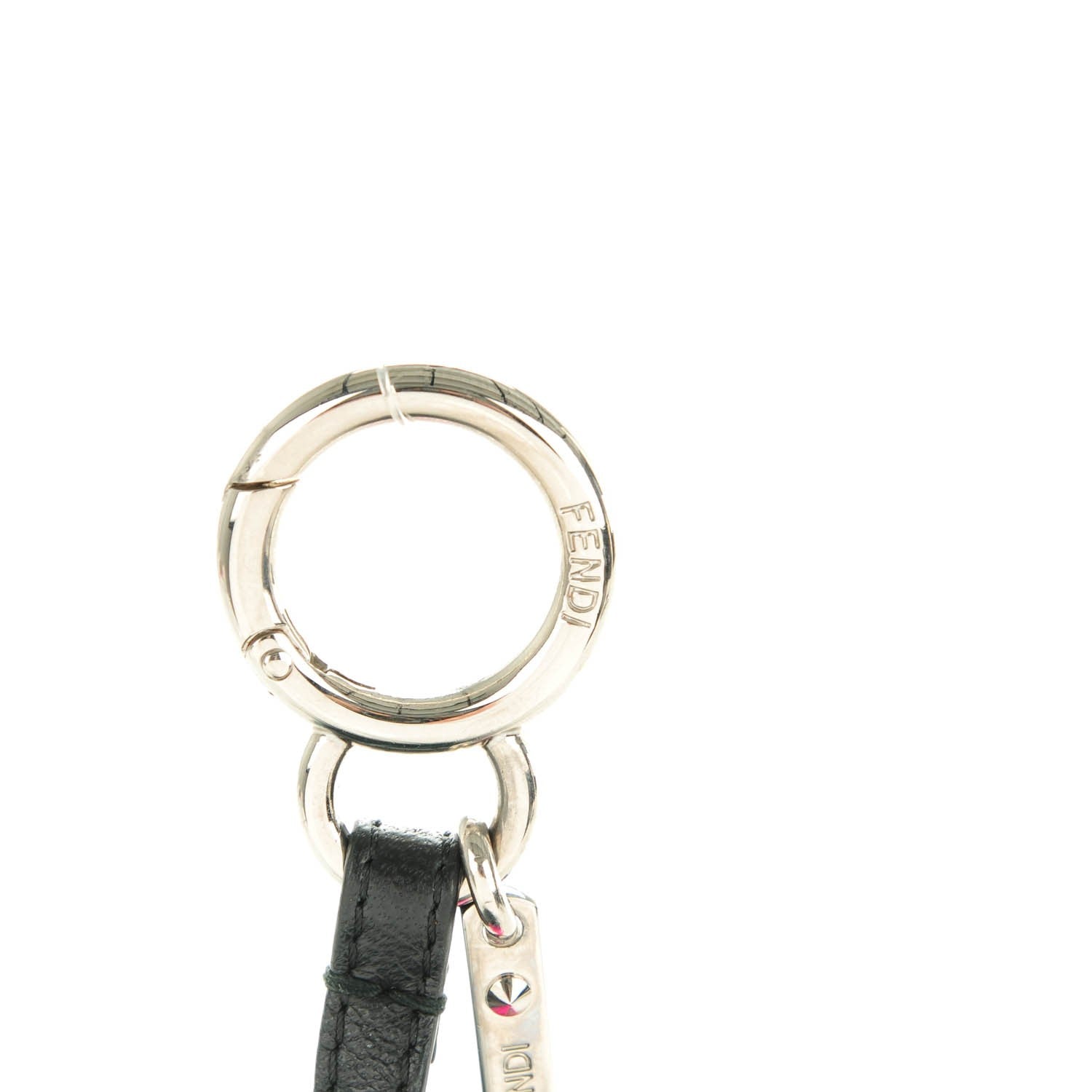 Fendi Mink Fox Fur QuTweet Coucou Bag Bug Charm Pink 4 of 5