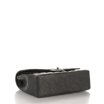 Chanel Crumpled Calfskin Quilted Jumbo Double Flap So Black 4 of 8