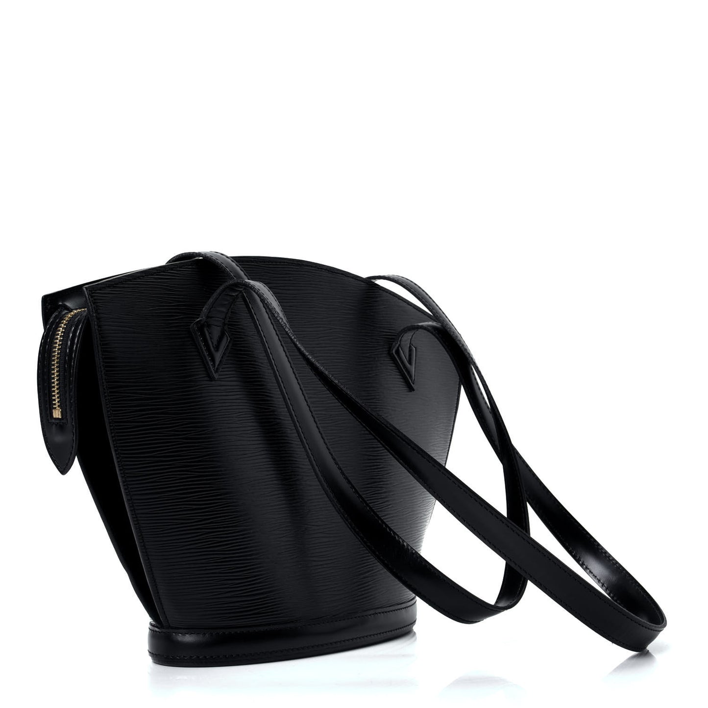 Epi Saint Jacques PM Long Straps Black