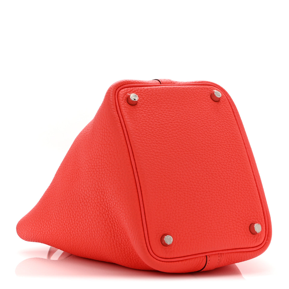 Hermes Taurillon Clemence Picotin Lock 18 PM  Rouge Pivoine 4 of 10