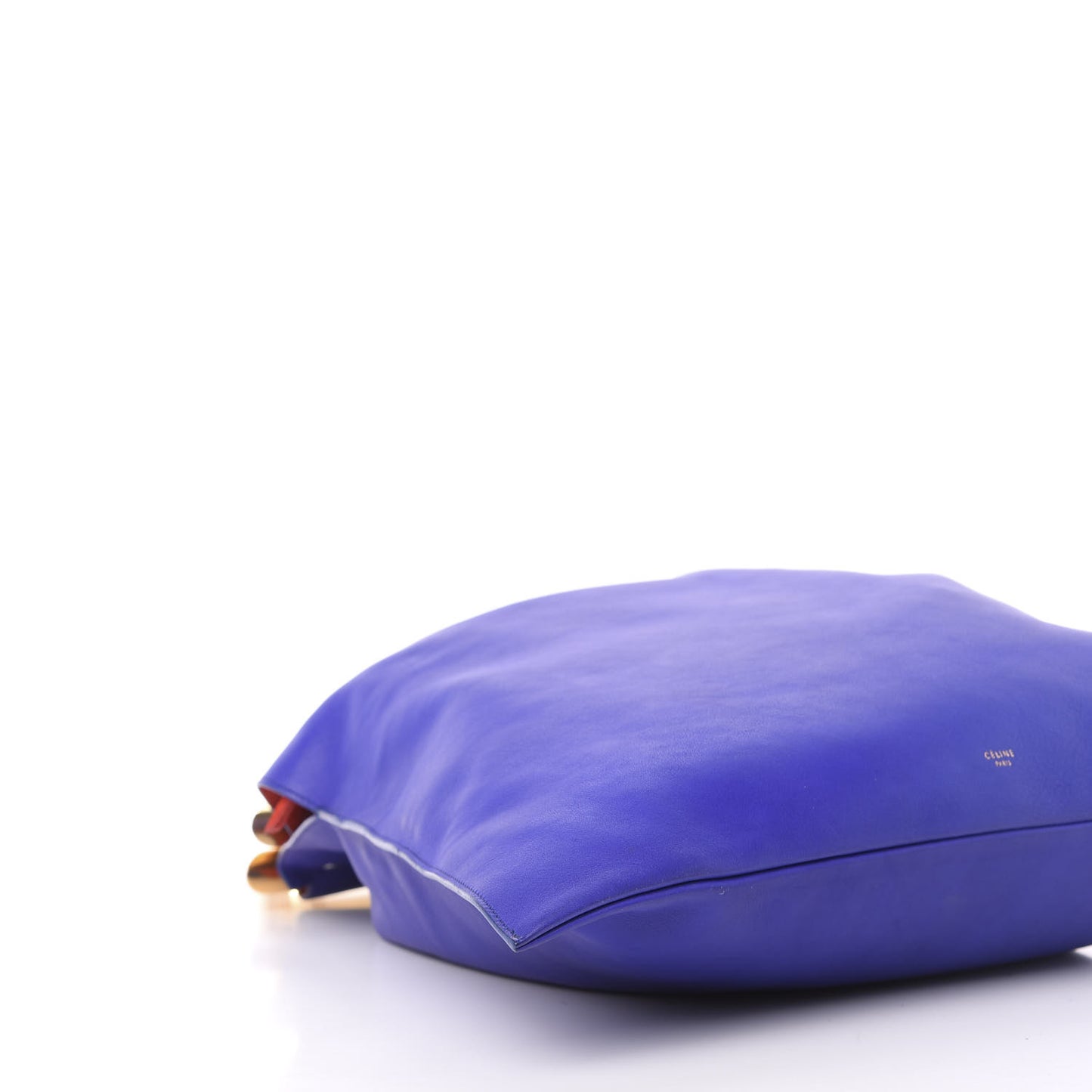 Smooth Calfskin Triangle Open Sac Indigo