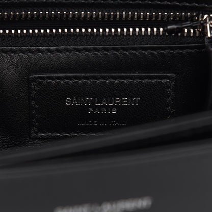 Saint Laurent Fermoir Satchel Shoulder Bag Black 6 of 8