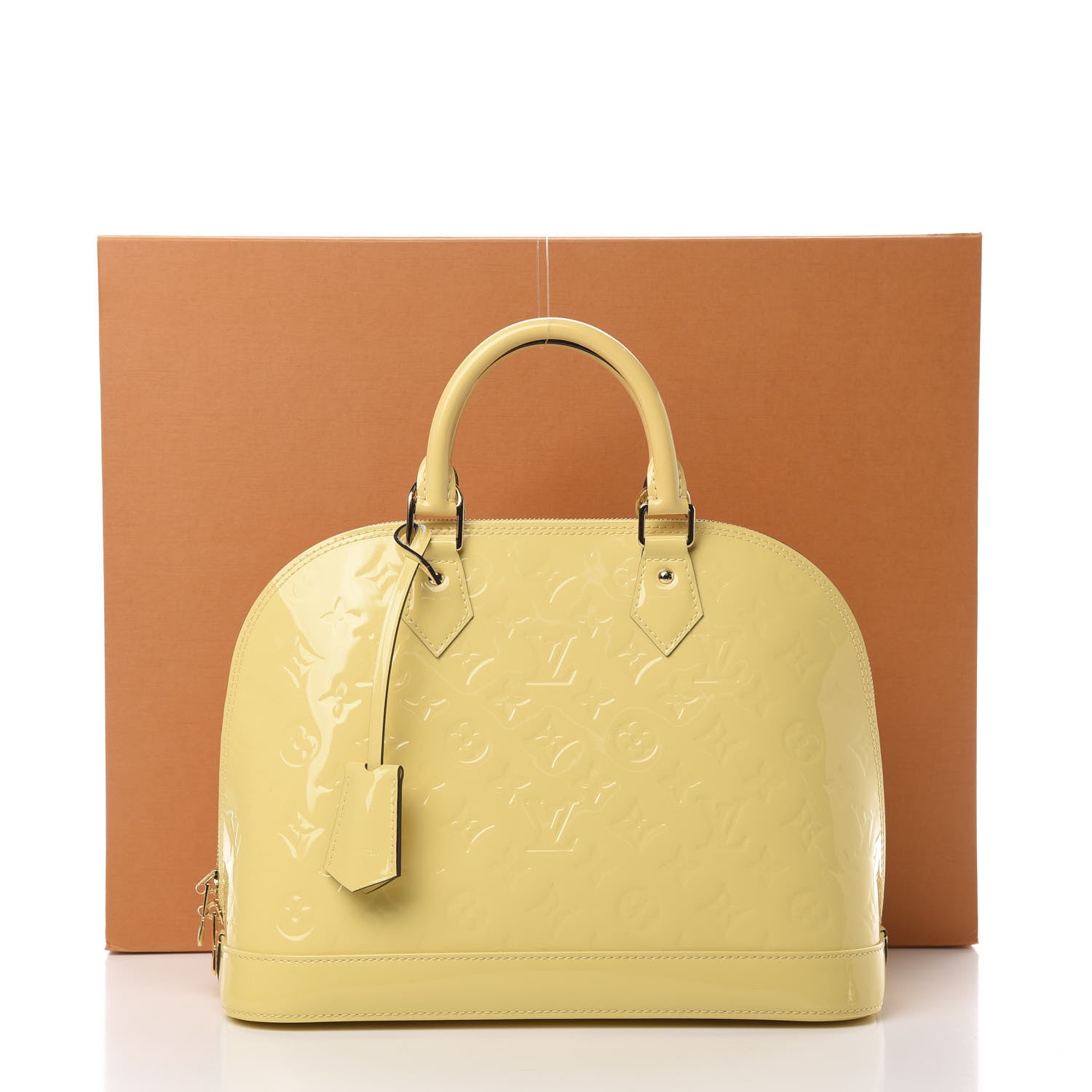 Louis Vuitton Vernis Alma PM Citrine 14 of 14